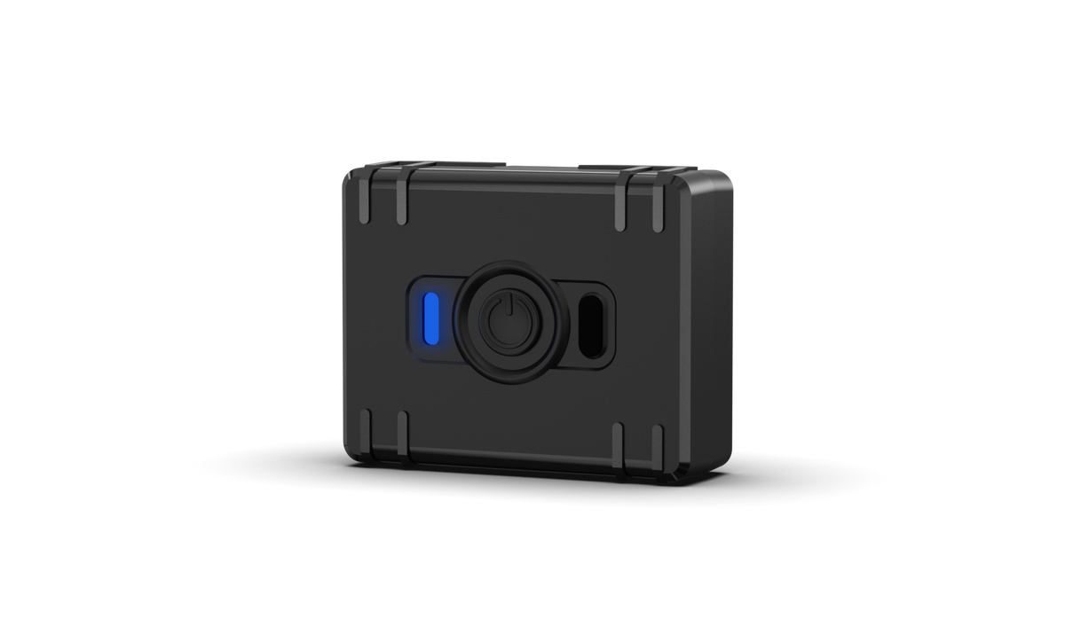 Teltonika ATM700 rechargeable asset GPS tracker - side view