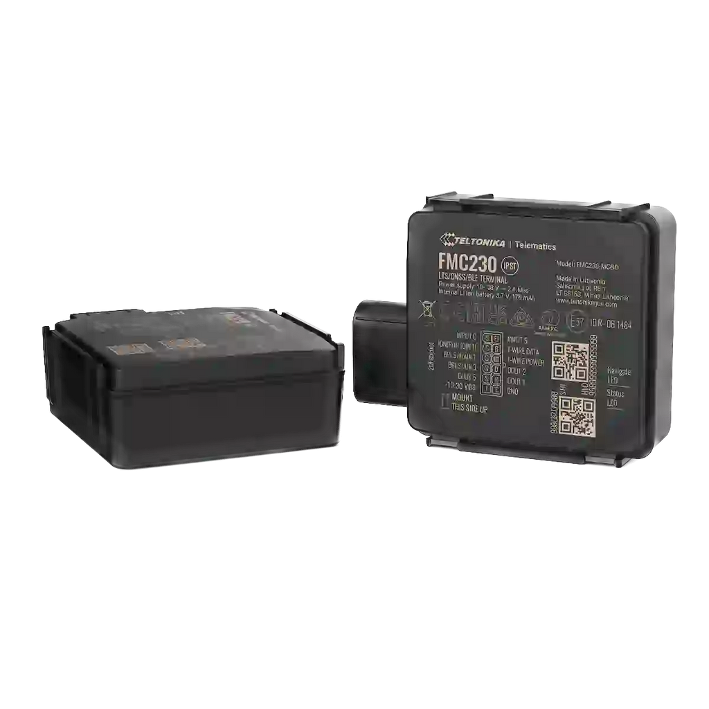 Teltonika FMC230 (LATAM) Rastreador GPS 4G LTE Cat 1 IP67 con conexión por cable