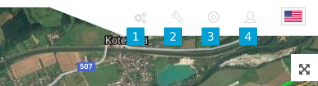 xtrack web tracking platform menu